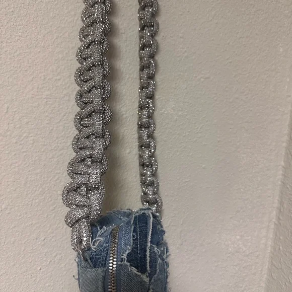 KARA Denim Crystal Strap Cobra Bag💎🥶 - Picture 13 of 17
